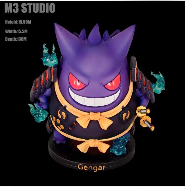 M3工作室 寶可夢 武士耿鬼 潮玩雕像 