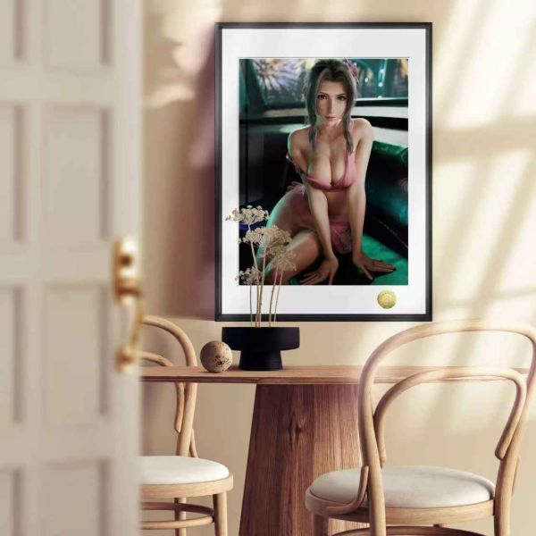 皇呱 《愛麗絲、蒂法》最終幻想FF7裝飾畫 