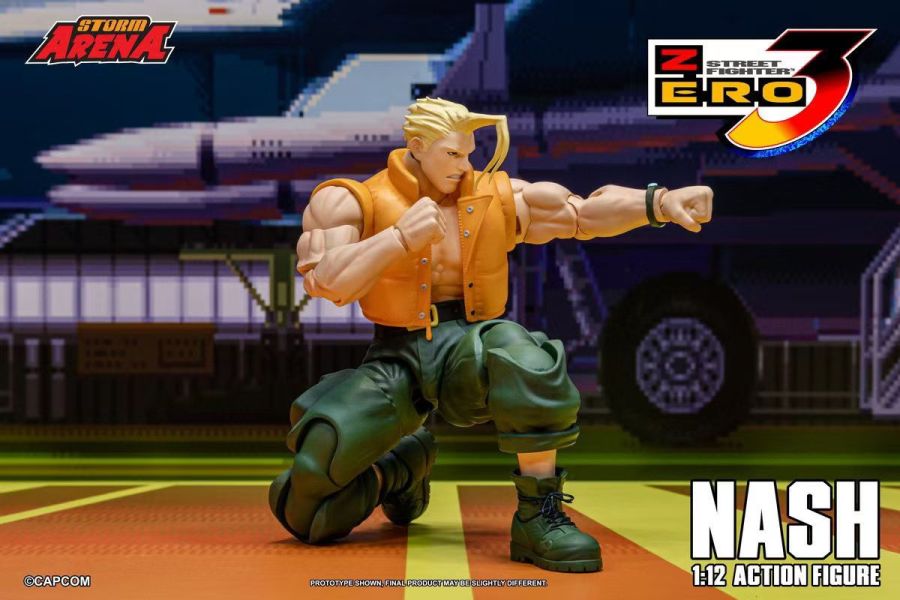 正版授權 STORM COLLECTIBLES 1/12 少年街霸3 納什 