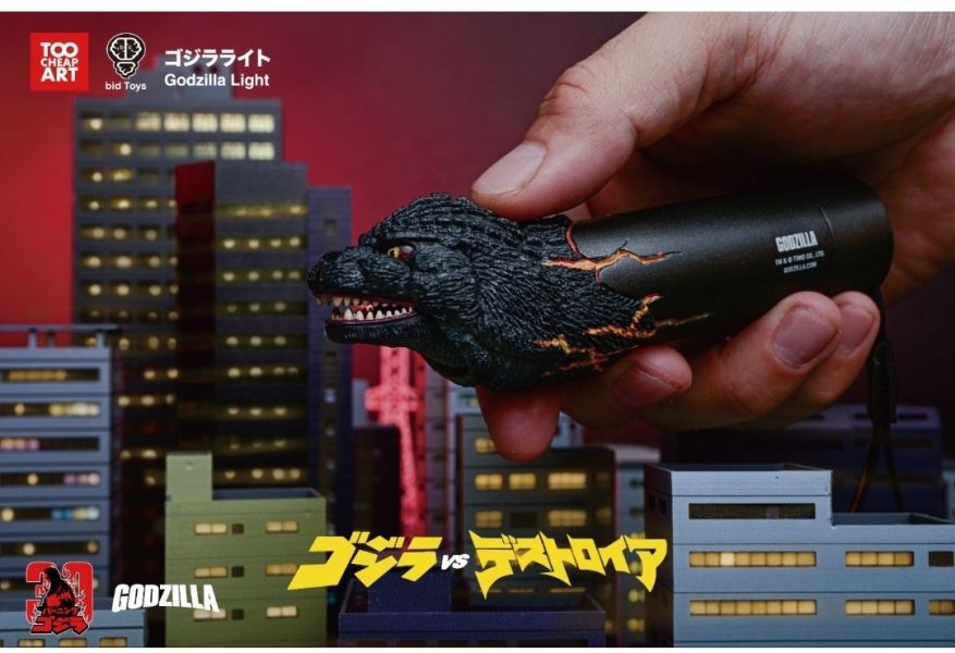 正版授權 bid Toys×Too Cheap Art 紅蓮哥嘶拉聲光手電筒 