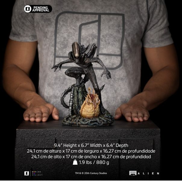 【補款】正版授權 Iron Studios 1/10 異形 Big Chap 