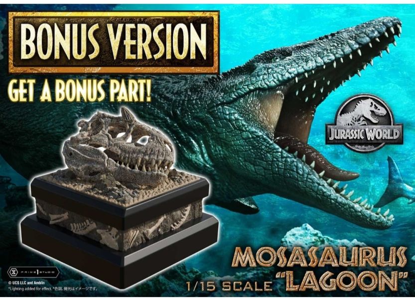正版授權 Prime 1 Statue 1/15 侏羅紀世界 滄龍 瀉湖 