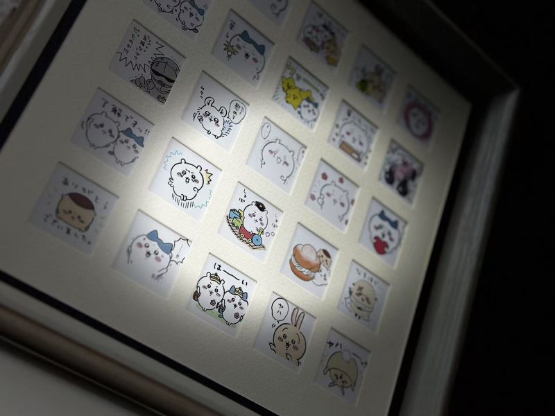 千鳥社《吉伊卡哇25宮格》吉伊卡哇可愛哈奇烏薩奇莫莫咖表情包裝飾畫 