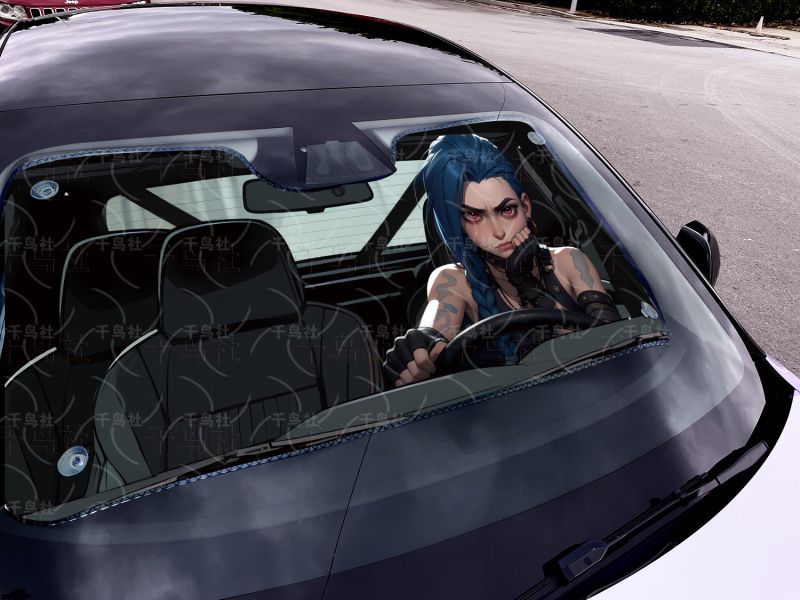 千鳥社《汽車前擋遮陽-雙城之戰》英雄聯盟 