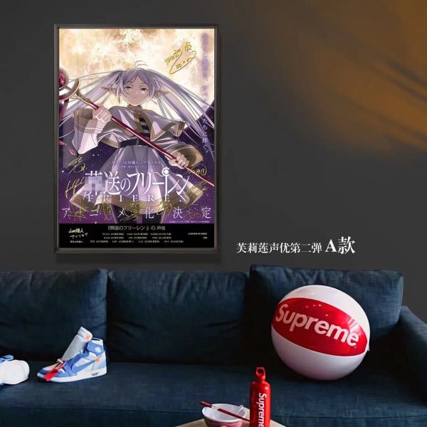 千鳥社 《芙莉蓮聲優第二彈》芙莉蓮辛美爾菲倫休塔爾克簽名聲優裝飾畫 
