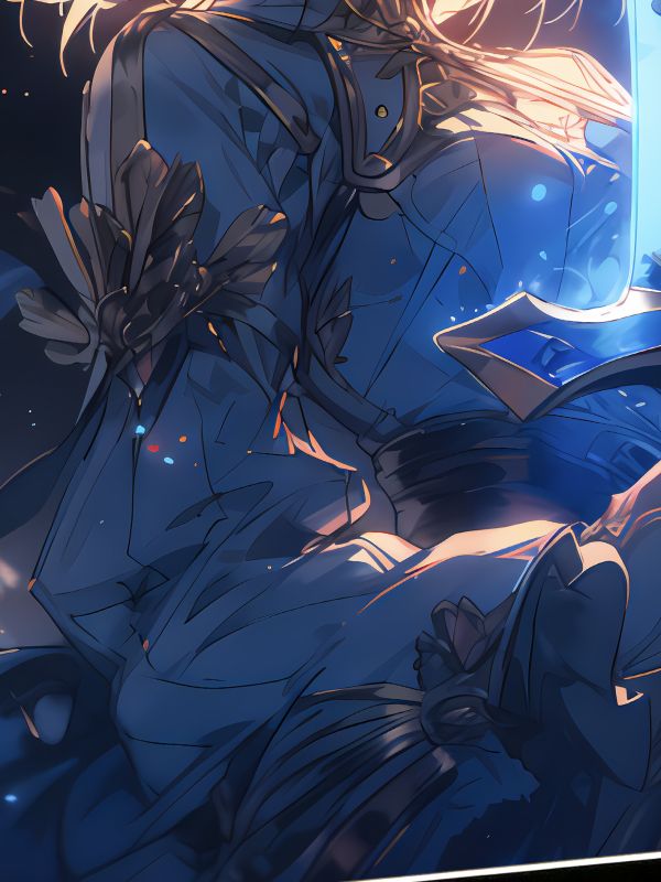 星空《劍氣saber》阿爾托莉雅Fate亞瑟王吾王裝飾畫 