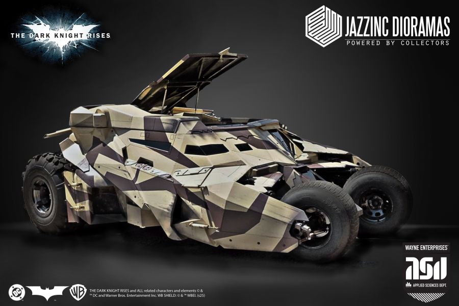 正版授權 Jazzinc Dioramas 1/6 《黑暗騎士》蝙蝠車 