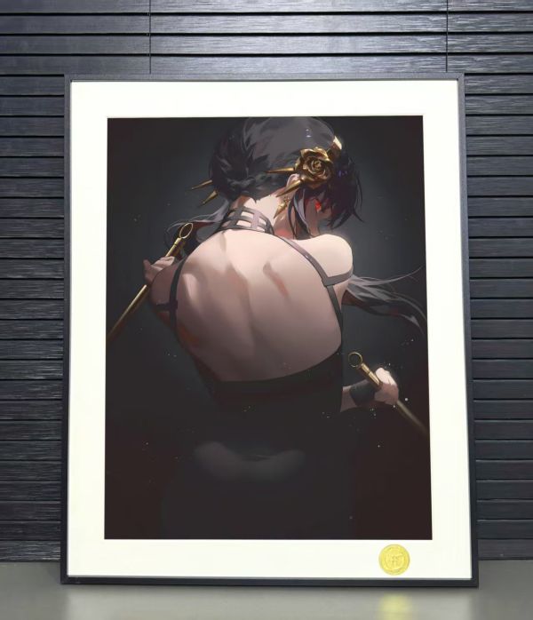 H2工作室 《殺手約爾》間諜過家家阿尼亞約爾福傑黃昏裝飾畫 