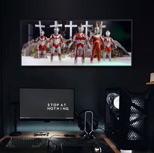 千鳥社《奧特曼合影聲優簽名》鼠標墊裝飾畫 