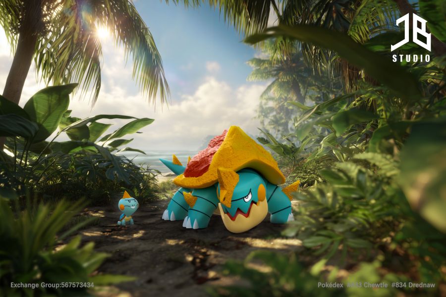 精寶JB Studio 圖鑑系列 進化組 咬咬龜&暴噬龜 