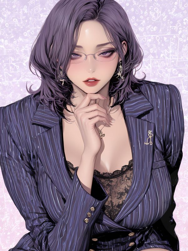 星空《坐姿組長》Kim Mi-jung美麗新世界韓漫裝飾畫 