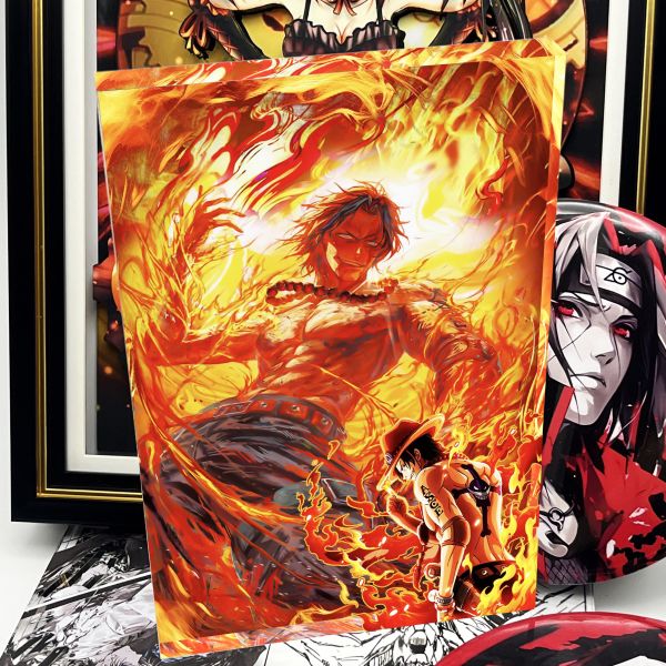 阿喵畫社 火拳艾斯卡磚 