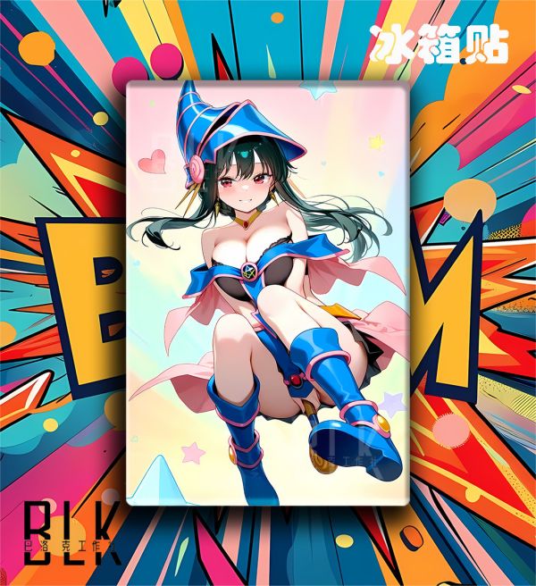 巴洛克《黑魔導約爾》Yor間諜過家家裝飾畫冰箱貼 