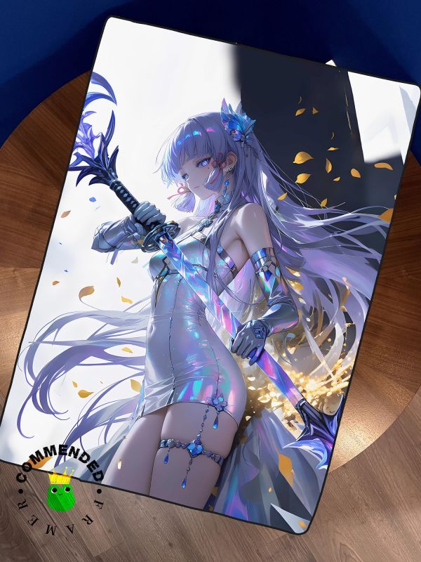 皇呱 《神裏大小姐》稻妻公主神裏綾華同人周邊裝飾畫 