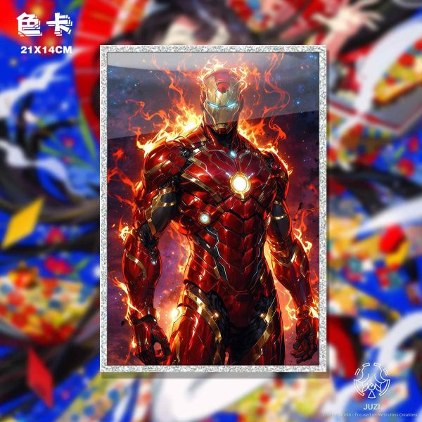 JUZI橘子工作室 背水一戰-鋼鐵俠 裝飾畫 