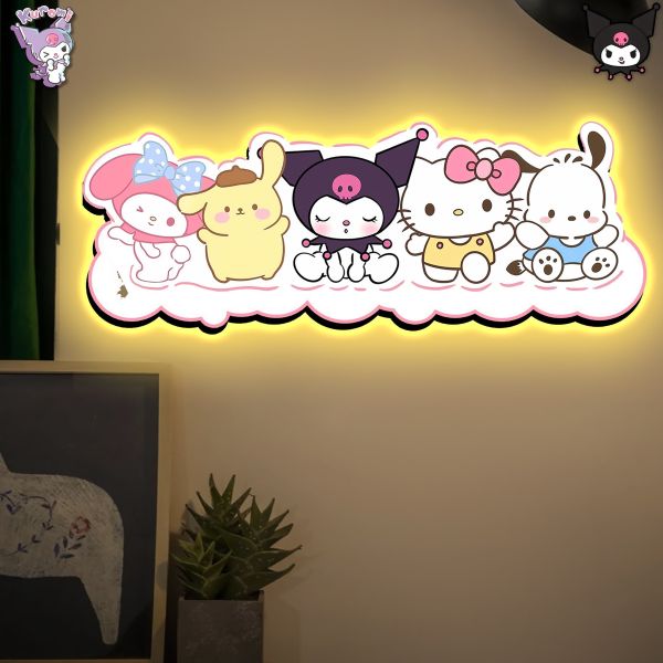 阿喵畫社 三麗鷗燈帶畫 