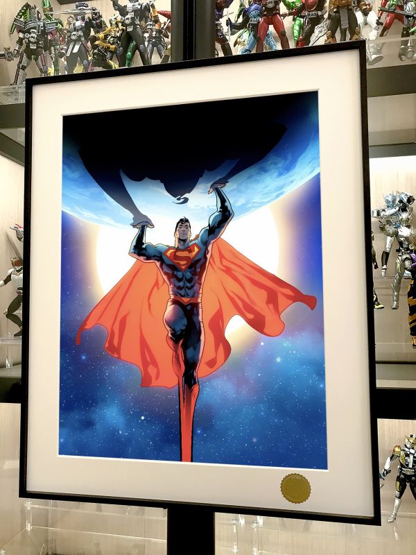 星空《超人》dc鋼鐵之軀克拉克superman裝飾畫 