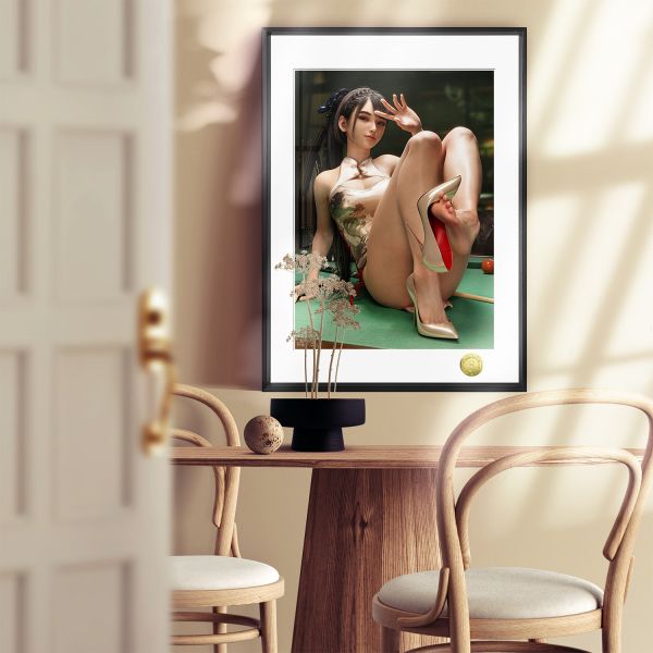 皇呱《檯球女郎伊芙》劍星Stellar Blade裝飾畫 