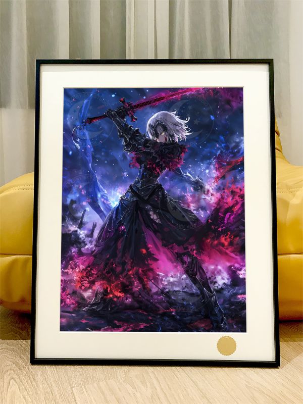 星空《血色黑貞德》Fate龍之魔女Alter裝飾畫 