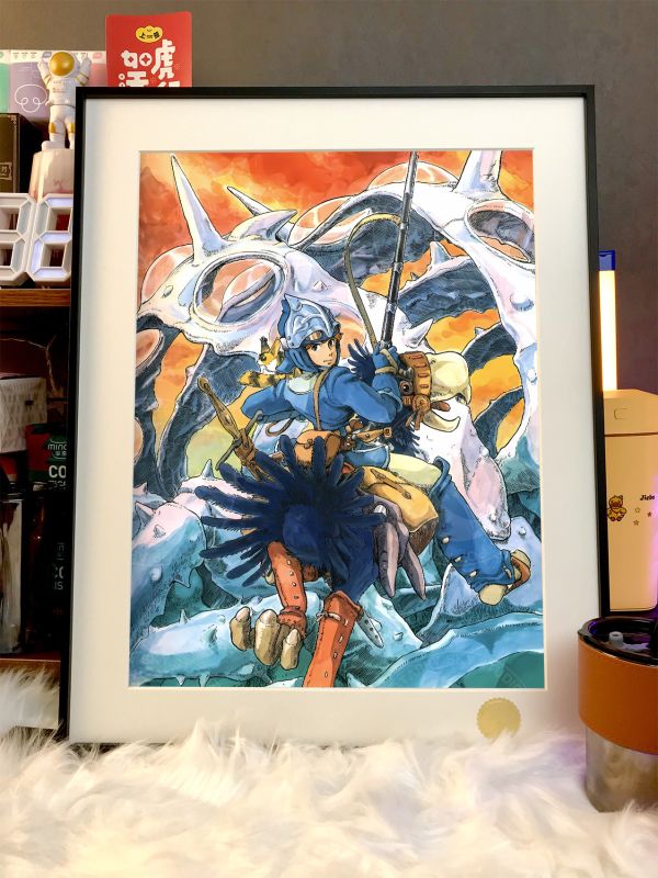 星空《風之谷》王蟲娜烏西卡桑德拉公主宮崎駿裝飾畫 