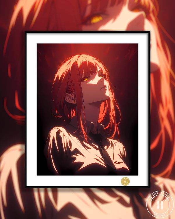 H2工作室 《瑪奇瑪》電鋸人鏈鋸人Chainsaw Man Makima裝飾畫 