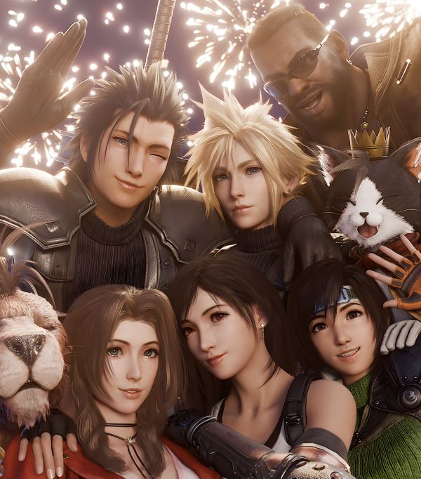 H2工作室 《最終幻想7重製版》FF7R裝飾畫 
