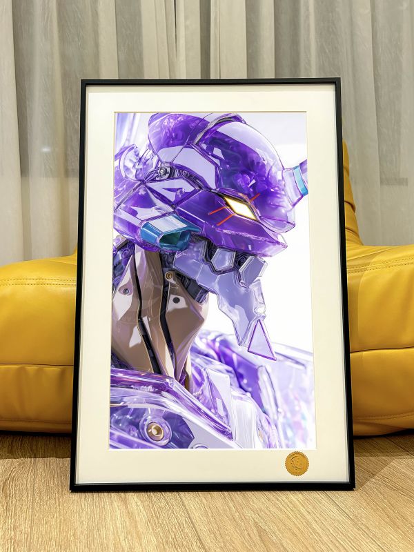 星空《透色初號機》EVA新世紀福音戰士裝飾畫 