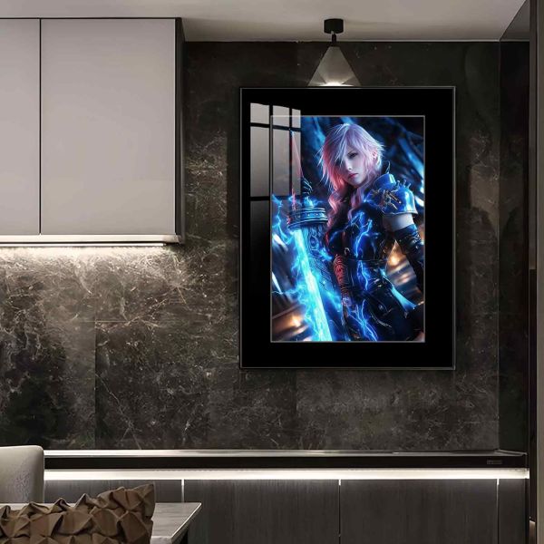 JUZI橘子工作室 最終幻想 埃克萊爾·法隆 裝飾畫 