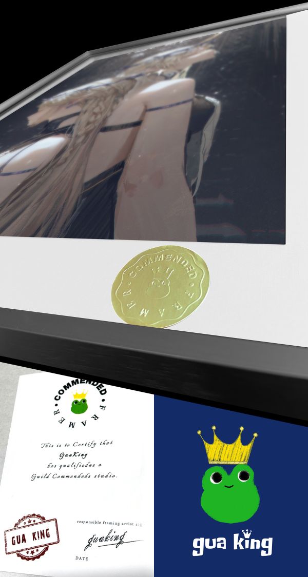 皇呱《聖女芙露德莉斯》鳴潮卡提希婭流浪騎士裝飾畫 