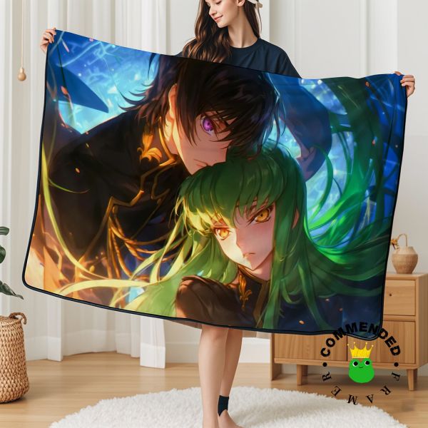 皇呱《反叛的魯路修CP》Code Geass 魯路修·蘭佩路基C.C.裝飾畫 