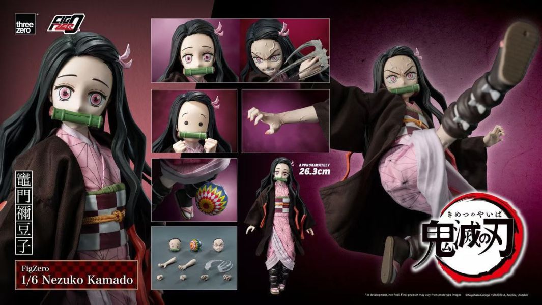 正版授權 Threezero 1/6 鬼滅之刃 FigZero 竈門禰豆子 