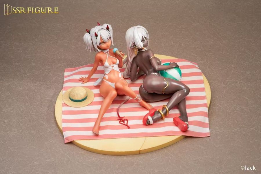 SSR FIGURE 咖啡因醬&暗精靈舞娘 夏日Ver. 