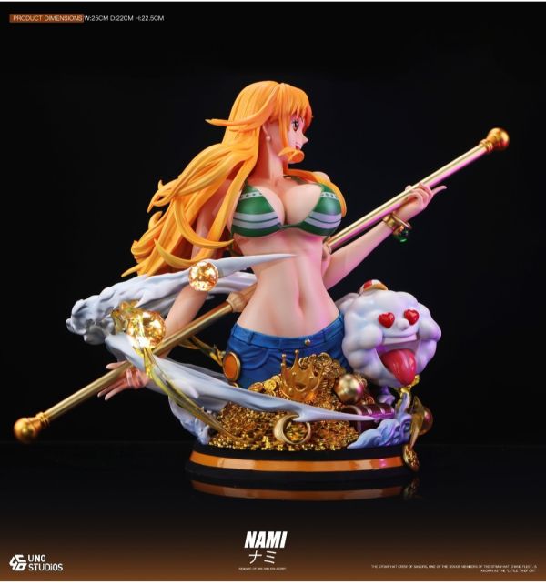 UNO工作室 海賊王 1/4 NAMI 娜美桌擺件胸像 