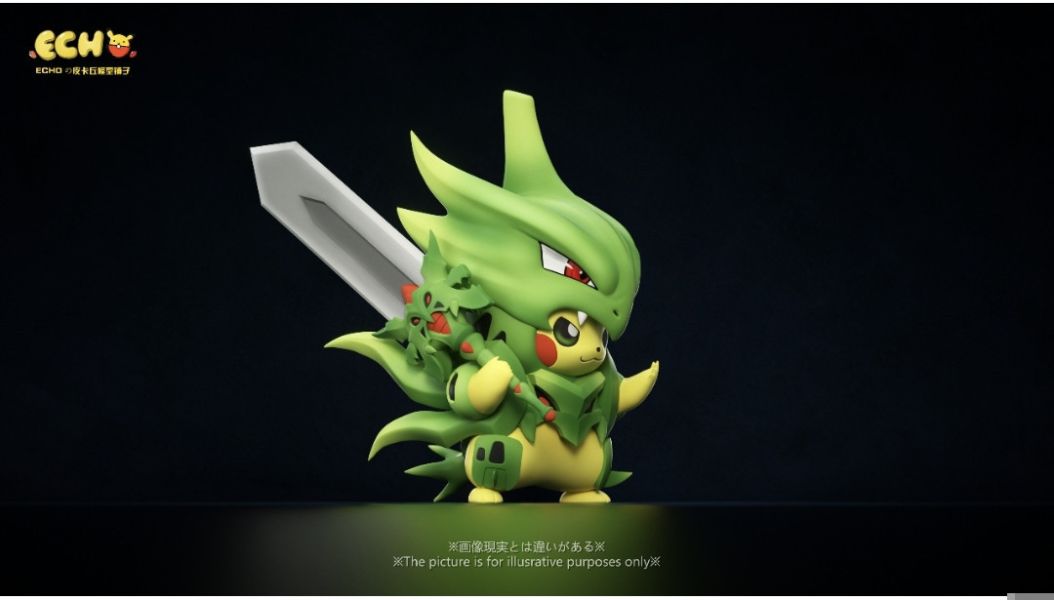 ECHO皮模鋪 mega班吉拉變裝皮卡丘 