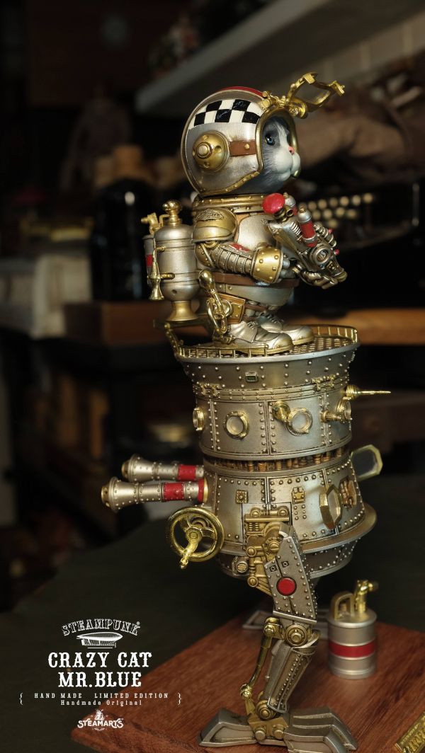 蒸汽工廠 STEAMARTS 藍先生的機器人 銀色限量版 