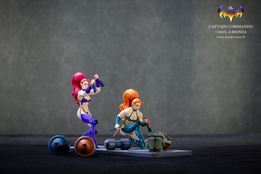 Toys Evolution 經典街機遊戲《名將》收關第五款 電叉女 CAROL&BRENDA 