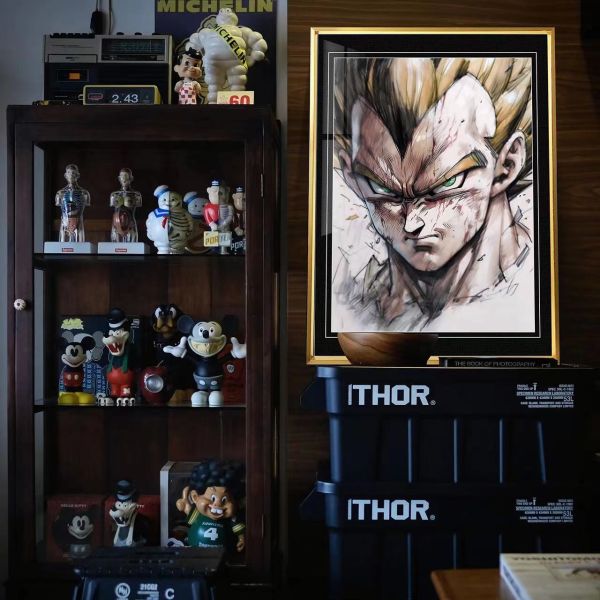 千鳥社《貝吉塔 單人照》 七龍珠貝吉塔超級賽亞人王子裝飾畫 