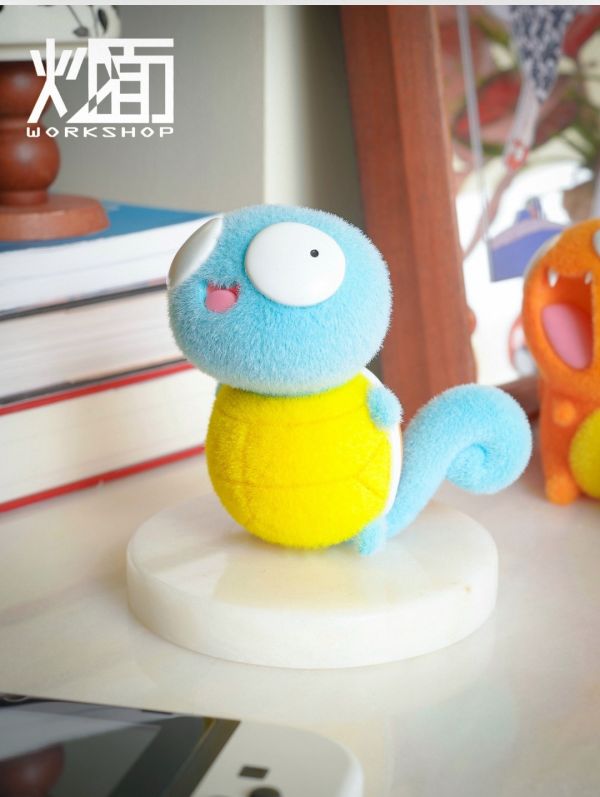 炒麵工作室 植絨版御三傻 可愛擺件 