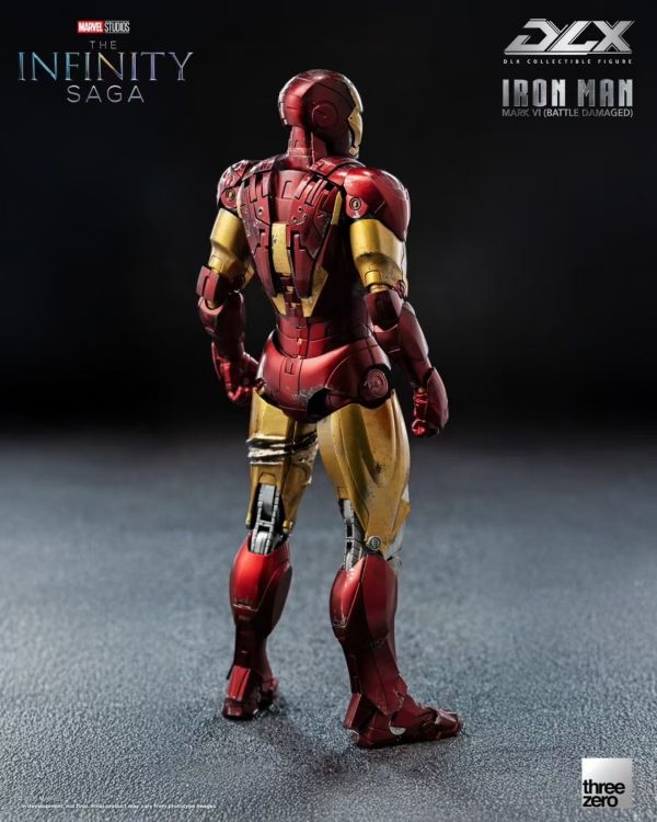 正版授權 Threezero 17.5cm DLX 鋼鐵俠Mark 6 戰損版 
