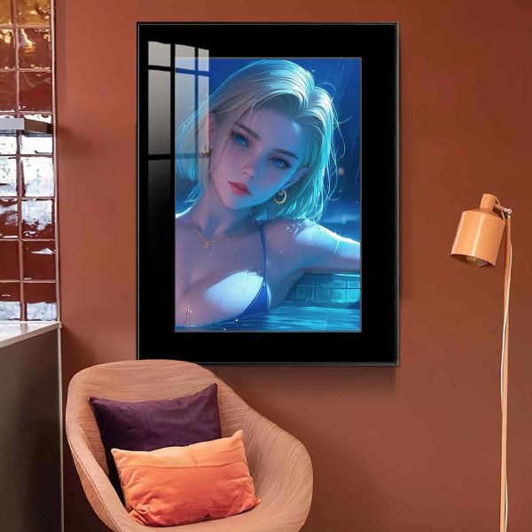 JUZI橘子工作室 月光：人造人18號裝飾畫 