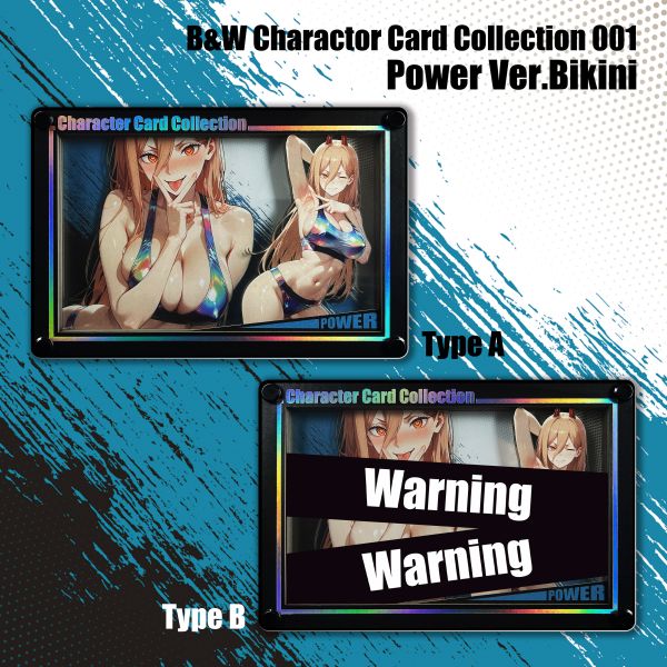 黑白畫映 B&W Studio Character Card Collection系列桌面裝飾卡磚第一彈 帕瓦 泳裝 