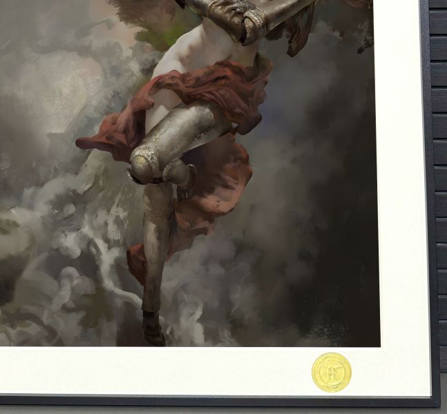 H2工作室 《瑪蓮妮亞》女武神艾爾登法環裝飾畫 