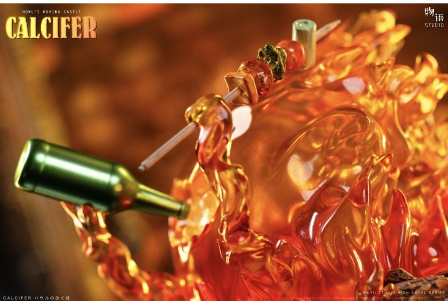 物語工作室 宮崎駿桌面系列08 卡西法吃頭髮 