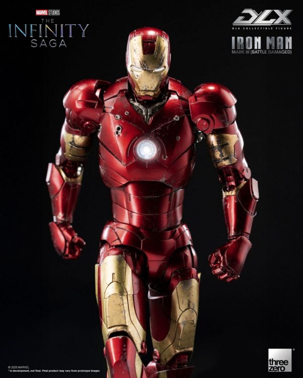 正版授權 Threezero DLX 鋼鐵俠Mark 3 戰損版 
