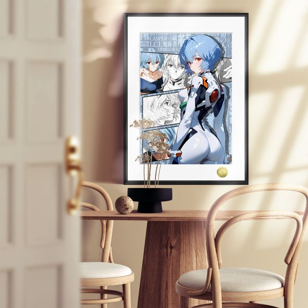 皇呱《EVA凌波麗單人》新世紀福音戰士裝飾畫 