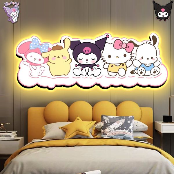 阿喵畫社 三麗鷗燈帶畫 