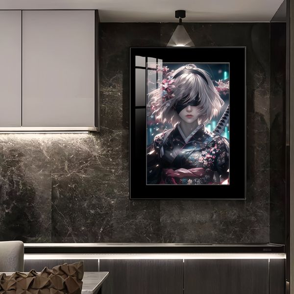 JUZI橘子工作室 櫻花劫：2b裝飾畫 