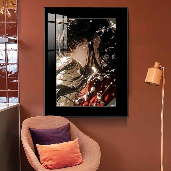 JUZI橘子工作室 犬夜叉 黑髮形態 裝飾畫 