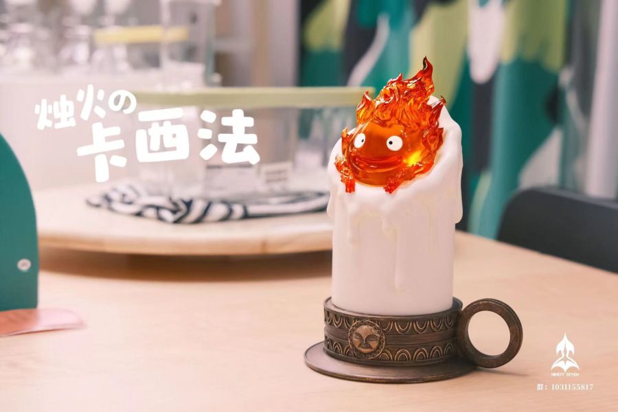 【現貨】玖柒NINETY SEVEN STUDIO 卡西法 Calcifer 可亮燈雕像 