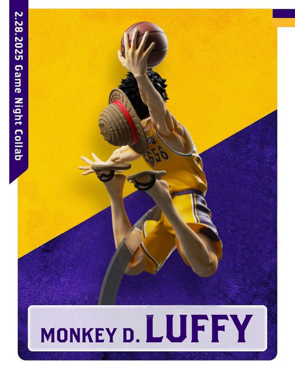 【補款】K9 Studio 《草帽籃球隊》草帽籃球隊1/6魯夫全身雕像 